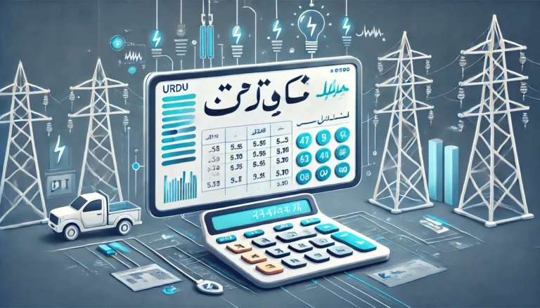 واپڈا بل کیلکولیٹر